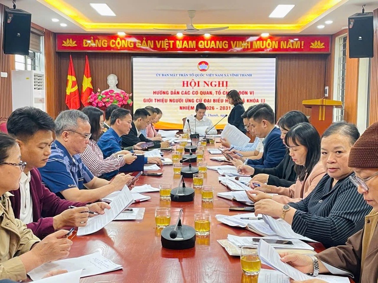 Xã Vĩnh Thanh hướng dẫn giới thiệu người ứng cử đại biểu HĐND xã nhiệm kỳ 2026 – 2031- Ảnh 6.