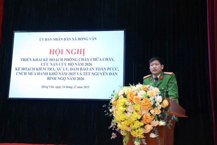 Xã Hồng Vân triển khai kế hoạch phòng cháy chữa cháy, cứu nạn cứu hộ năm 2026.- Ảnh 6.