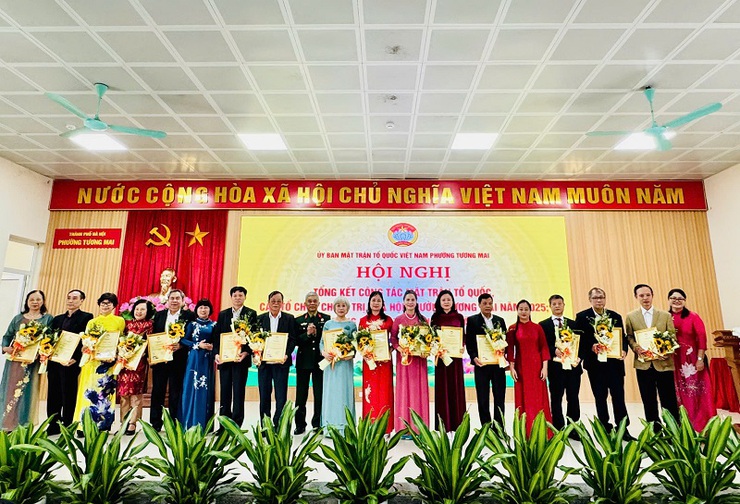 Ủy ban MTTQ Việt Nam phường Tương Mai và Các tổ chức chính trị - Xã hội phường tổ chức thành công Hội nghị tổng kết công tác năm 2025 và Phát động thi đua năm 2026- Ảnh 6.
