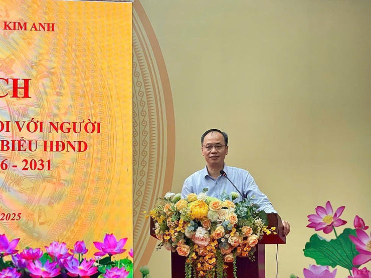 XÃ KIM ANH TỔ CHỨC HỘI NGHỊ LẤY Ý KIẾN CỬ TRI NƠI CÔNG TÁC ĐỐI VỚI NGƯỜI DỰ KIẾN GIỚI THIỆU ỨNG CỬ ĐẠI BIỂU HĐND XÃ NHIỆM KỲ 2026–2031.- Ảnh 2.