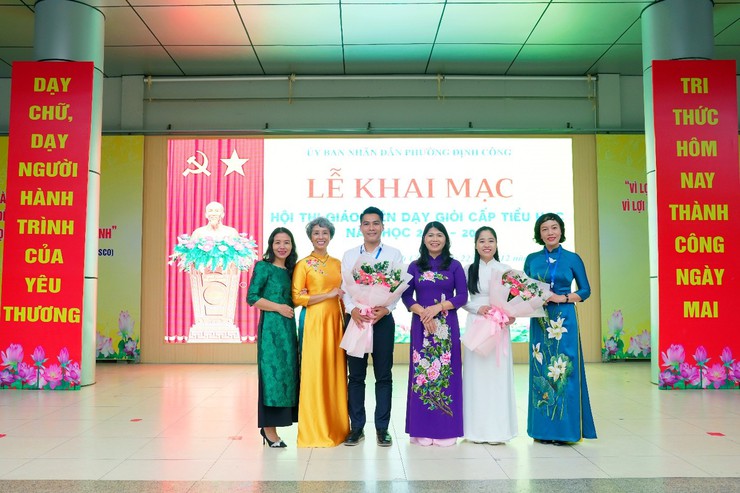 Trường Tiểu học Đại Kim tổ chức Lễ khai mạc hội thi Giáo viên dạy giỏi phường Định Công năm học 2025-2026- Ảnh 3.