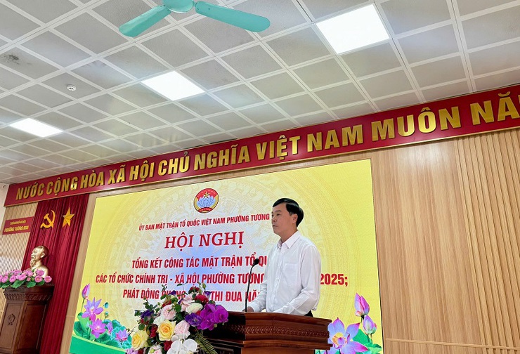 Ủy ban MTTQ Việt Nam phường Tương Mai và Các tổ chức chính trị - Xã hội phường tổ chức thành công Hội nghị tổng kết công tác năm 2025 và Phát động thi đua năm 2026- Ảnh 1.