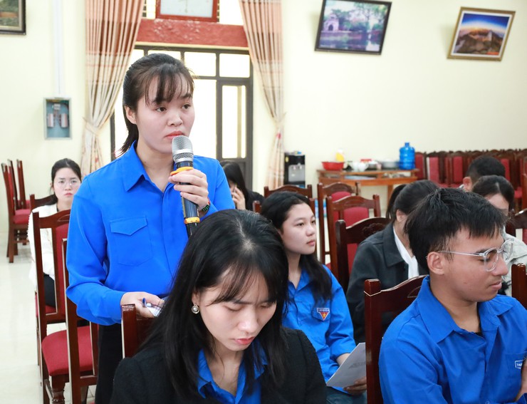 Minh Châu tổ chức Hội nghị đối thoại giữa Chủ tịch UBND xã với thanh niên năm 2025- Ảnh 2.