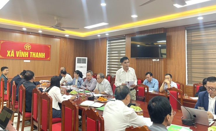 XÃ VĨNH THANH TỔ CHỨC HỘI NGHỊ PHẢN BIỆN XÃ HỘI ĐỐI VỚI DỰ THẢO ĐỀ ÁN TĂNG CƯỜNG QUẢN LÝ ĐẤT ĐAI, TRẬT TỰ XÂY DỰNG- Ảnh 7.