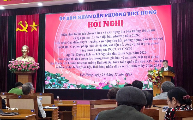 Phường Việt Hưng triển khai các giải pháp bảo đảm An ninh, trật tự, phòng chống tội phạm, ma túy, PCCC & CNCH dịp cuối năm 2025 - đầu năm 2026- Ảnh 4.