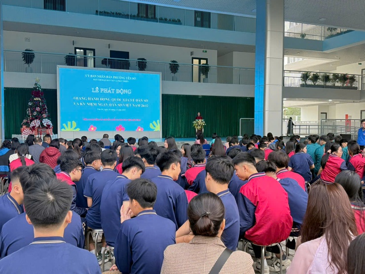 Phường Yên Sở phát động hưởng ứng tháng hành động quốc gia về dân số và ngày dân số Việt Nam 26/12/2025- Ảnh 1.