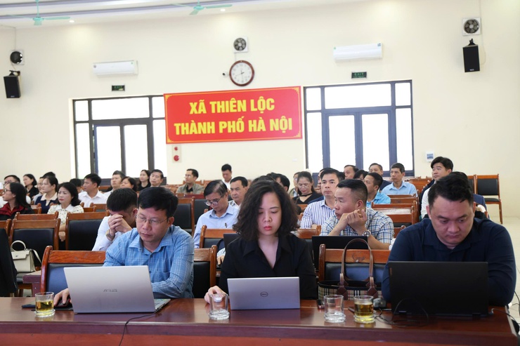 Đảng ủy xã Thiên Lộc tổ chức lớp bồi dưỡng kiến thức Quản trị hiệu suất và kỹ năng đánh giá kết quả thực hiện nhiệm vụ KPIs cho cán bộ, công chức, viên chức xã.- Ảnh 4.