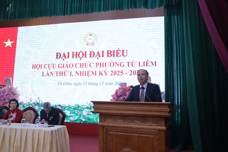 Đại hội Đại biểu Hội Cựu giáo chức phường Từ Liêm
lần thứ I, nhiệm kỳ 2025 - 2030.
- Ảnh 5.