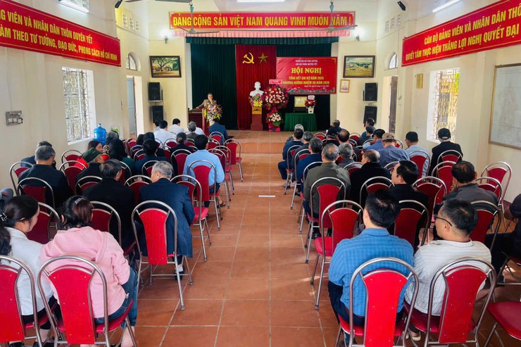 Chi bộ thôn Duyên Yết tổ chức hội nghị tổng kết công tác xây dựng Đảng năm 2025, triển khai phương hướng, nhiệm vụ năm 2026- Ảnh 1.