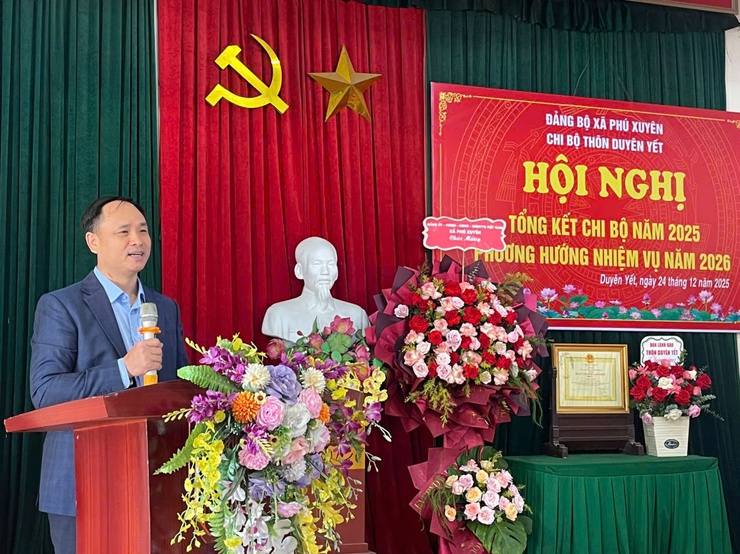 Chi bộ thôn Duyên Yết tổ chức hội nghị tổng kết công tác xây dựng Đảng năm 2025, triển khai phương hướng, nhiệm vụ năm 2026- Ảnh 3.