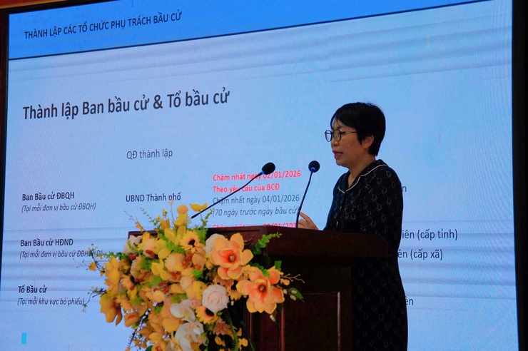 Phường Phú Thượng tổ chức hội nghị tập huấn công tác bầu cử đại biểu quốc hội khóa XVI và đại biểu HĐND các cấp, nhiệm kỳ 2026 – 2031- Ảnh 4.