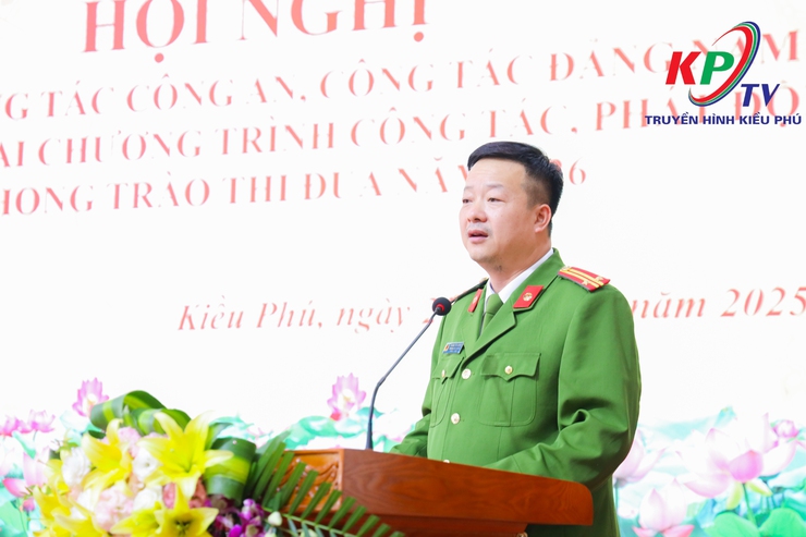 Công an xã Kiều Phú tổ chức Hội nghị tổng kết công tác Đảng, công tác Công an năm 2025, triển khai Chương trình công tác và phát động Phong trào thi đua năm 2026- Ảnh 4.