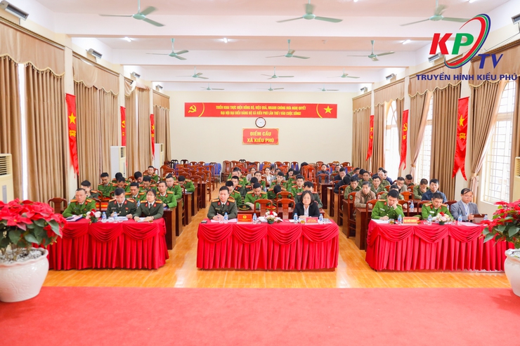 Công an xã Kiều Phú tổ chức Hội nghị tổng kết công tác Đảng, công tác Công an năm 2025, triển khai Chương trình công tác và phát động Phong trào thi đua năm 2026- Ảnh 2.