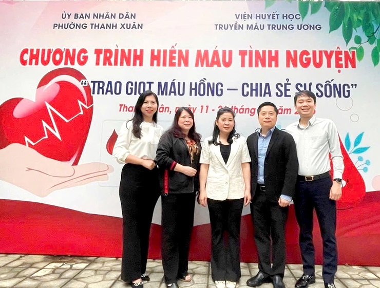 Phường Thanh Xuân đạt kết quả cao trong phong trào hiến máu tình nguyện năm 2025- Ảnh 2.