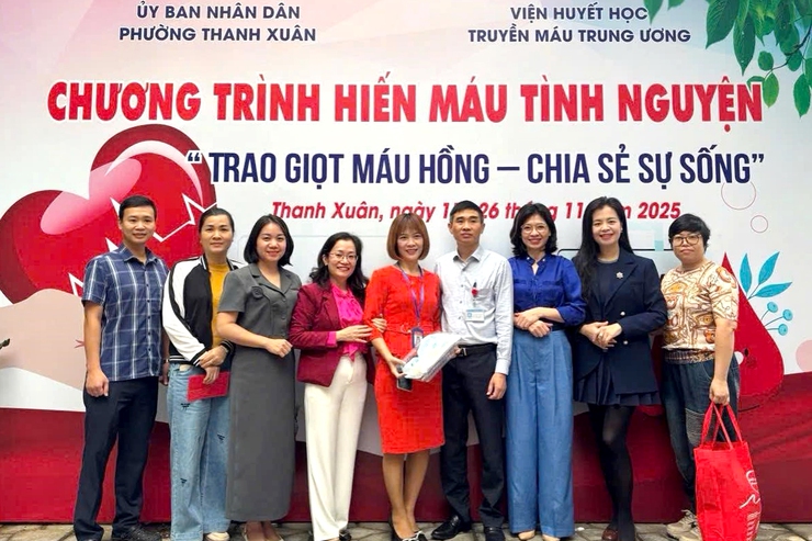 Phường Thanh Xuân đạt kết quả cao trong phong trào hiến máu tình nguyện năm 2025- Ảnh 6.
