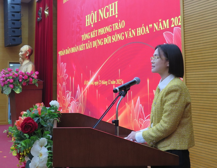 97% hộ gia đình trên địa bàn Phường Ô Chợ Dừa được công nhận danh hiệu “Gia đình văn hóa” năm 2025- Ảnh 2.