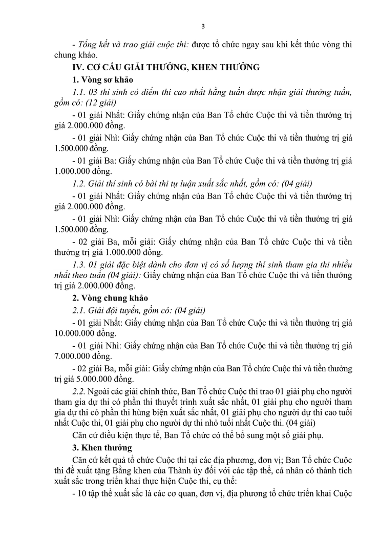 Kế hoạch triển khai Cuộc thi tìm hiểu Nghị quyết Đại hội đại biểu Đảng bộ thành phố Hà Nội lần thứ XVIII, nhiệm kỳ 2025 - 2030- Ảnh 3.