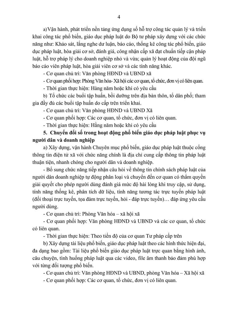 Kế hoạch triển khai thực hiện Đề án “Chuyển đổi số trong công tác phổ biến, giáo dục pháp luật giai đoạn 2025 - 2030” trên địa bàn xã Gia Lâm- Ảnh 4.