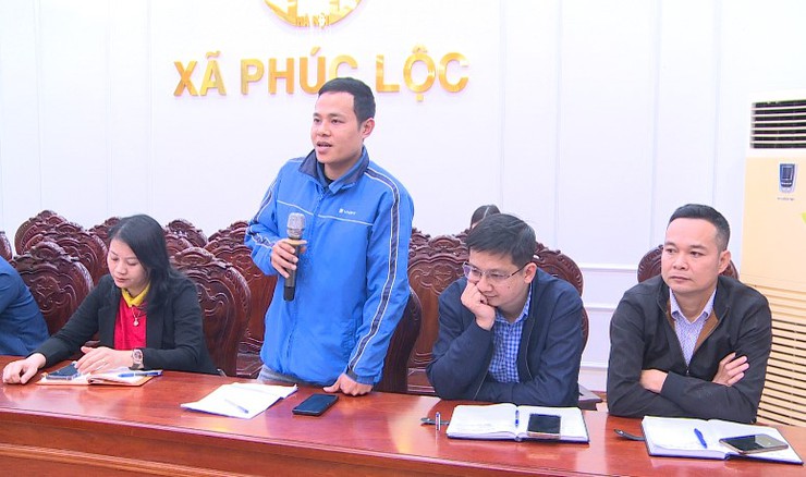 UBND xã Phúc Lộc tổ chức Hội nghị nghe báo cáo kế hoạch khắc phục 5 điểm nghẽn trên địa bàn- Ảnh 6.