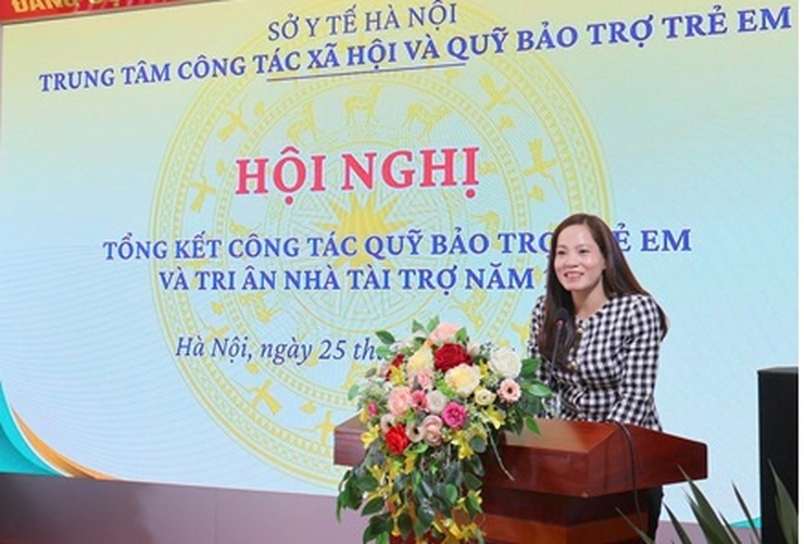 Hội nghị tổng kết công tác Quỹ Bảo trợ trẻ em và tri ân nhà tài trợ- Ảnh 2.