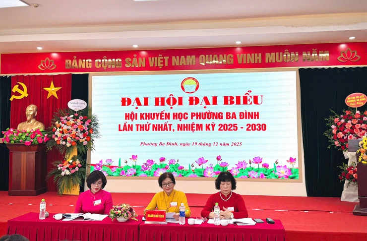 Đại hội đại biểu Hội Khuyến học phường Ba Đình lần thứ I: Dấu mốc quan trọng sau hợp nhất- Ảnh 4.