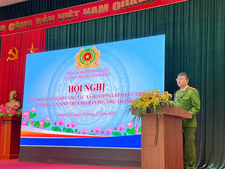 Camera AI – “cánh tay nối dài” trong bảo đảm an ninh trật tự ở phường Thanh Liệt- Ảnh 7.