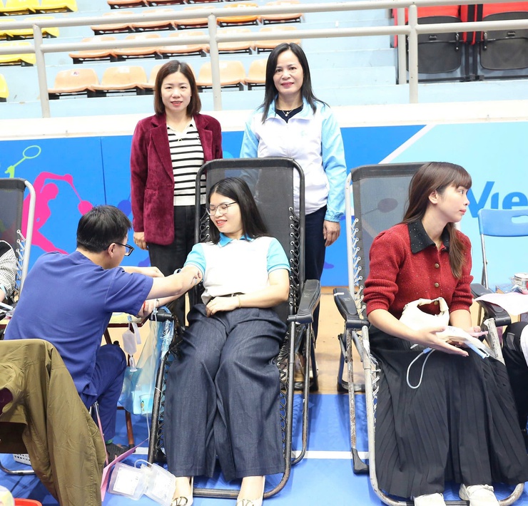 XÃ SÓC SƠN TỔ CHỨC NGÀY HỘI HIẾN MÁU TÌNH NGUYỆN- Ảnh 4.