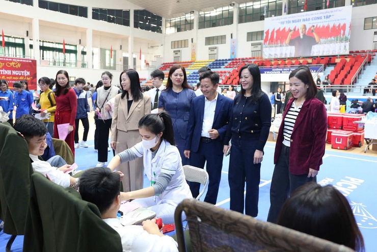 XÃ SÓC SƠN TỔ CHỨC NGÀY HỘI HIẾN MÁU TÌNH NGUYỆN- Ảnh 6.