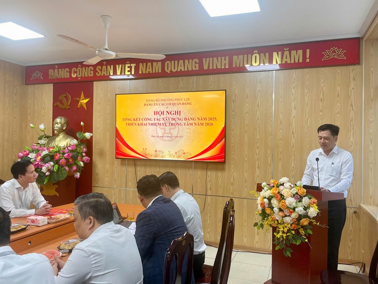 Đảng ủy các cơ quan Đảng phường Phúc Lợi tổng kết công tác Đảng năm 2025, triển khai nhiệm vụ năm 2026 - Ảnh 2.