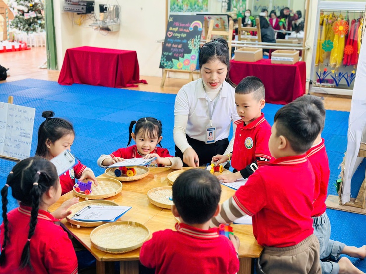 Trường Mầm non Thanh Bình: Nâng cao chất lượng chăm sóc, giáo dục trẻ- Ảnh 1.