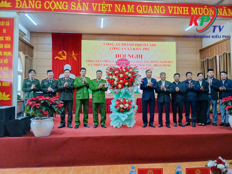 Công an xã Kiều Phú tổ chức Hội nghị tổng kết công tác Đảng, công tác Công an năm 2025, triển khai Chương trình công tác và phát động Phong trào thi đua năm 2026- Ảnh 1.