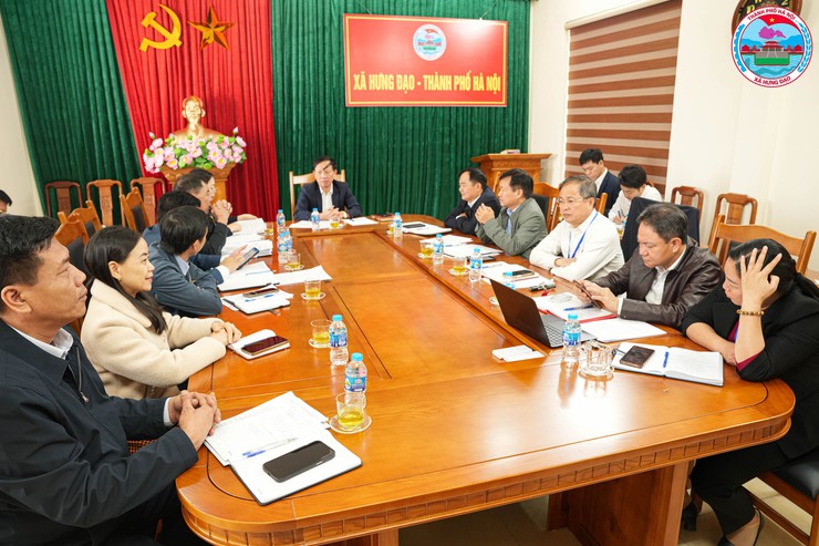 ĐẢNG ỦY XÃ HƯNG ĐẠO TỔ CHỨC HỘI NGHỊ BAN CHẤP HÀNH ĐẢNG BỘ XÃ- Ảnh 1.