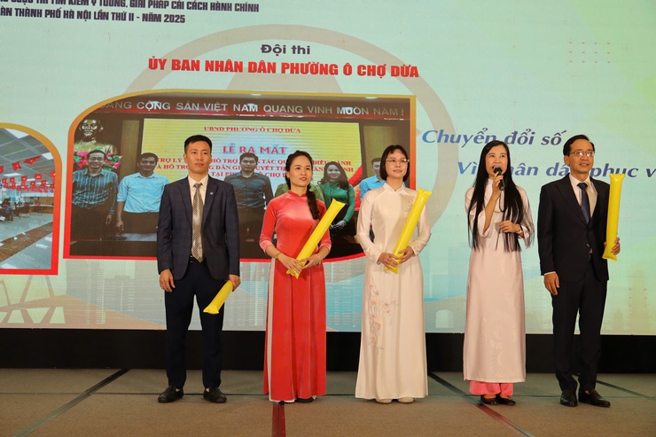 Phường Ô Chợ Dừa vào top 6 chung khảo cuộc thi ý tưởng cải cách hành chính Thành phố Hà Nội- Ảnh 2.