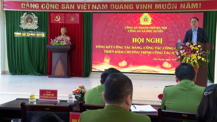 Công an xã Phú Xuyên tổng kết công tác năm 2025, phát động phong trào thi đua năm 2026- Ảnh 2.