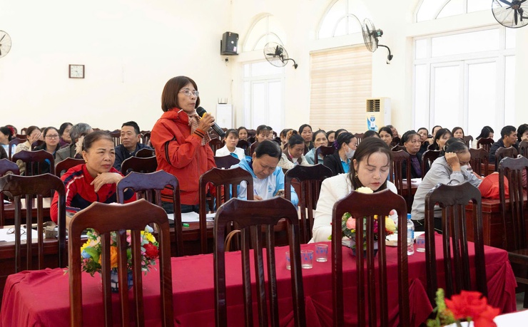 Tập huấn phân loại, xử lý rác thải hữu cơ và vệ sinh an toàn thực phẩm tại xã Ứng Thiên- Ảnh 7.