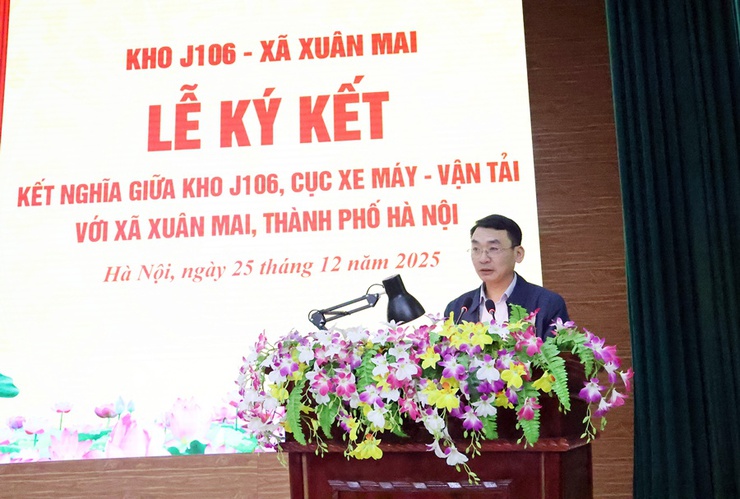 Xã Xuân Mai kết nghĩa với kho J106 góp phần thắt chặt tình đoàn kết quân – dân- Ảnh 5.