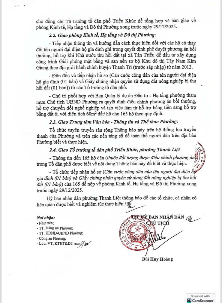 THÔNG BÁO CỦA UBND PHƯỜNG THANH LIỆT- Ảnh 6.