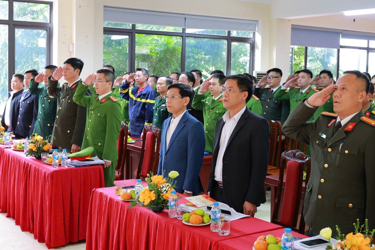 Công an xã Yên Bài tổng kết công tác năm 2025- Ảnh 1.