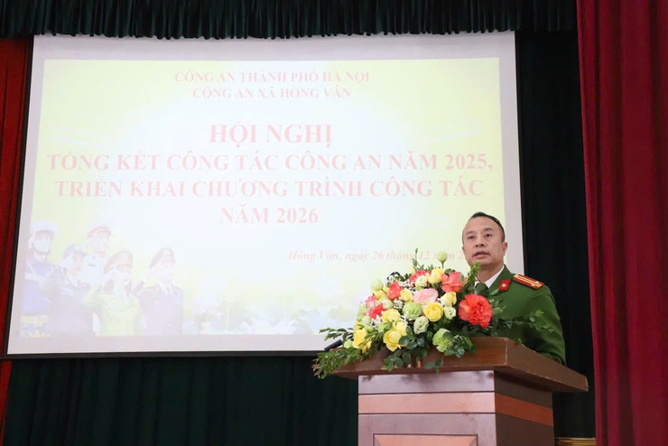 Công an xã Hồng Vân: Tổng kết công tác năm 2025, phát động phong trào thi đua năm 2026- Ảnh 4.