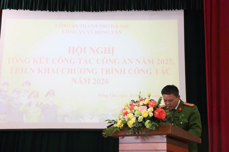 Công an xã Hồng Vân: Tổng kết công tác năm 2025, phát động phong trào thi đua năm 2026- Ảnh 5.