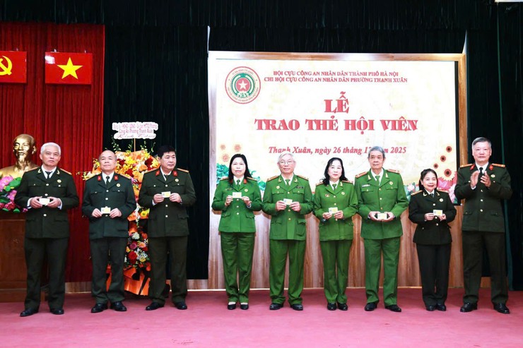 Chi hội cựu CAND phường Thanh Xuân tổng kết công tác năm 2025, triển khai công tác năm 2026- Ảnh 6.