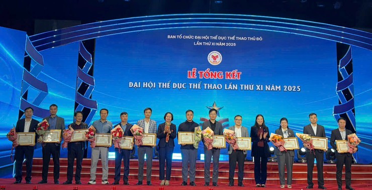 Lễ tổng kết Đại hội Thể dục thể thao Thủ đô lần thứ XII năm 2025- Ảnh 1.