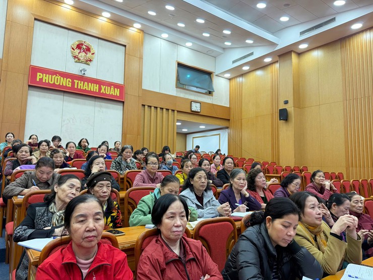 Phường Thanh Xuân tập huấn kiến thức an toàn thực phẩm cho lực lượng cộng tác viên- Ảnh 8.