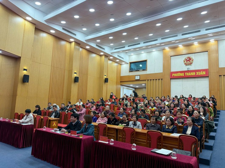 Phường Thanh Xuân tập huấn kiến thức an toàn thực phẩm cho lực lượng cộng tác viên- Ảnh 9.