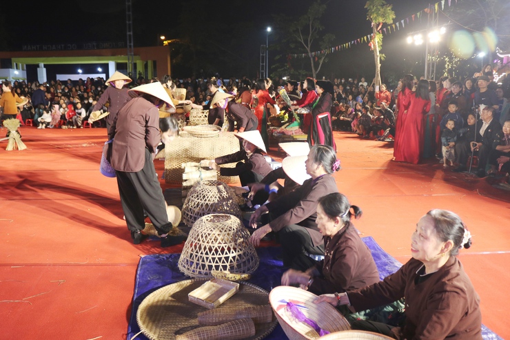 Đêm nghệ thuật “Hồn quê Thạch Thán” – bản hòa ca của tình yêu làng quê- Ảnh 24.