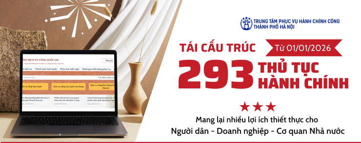 Hà Nội tái cấu trúc danh mục 293 thủ tục hành chính: Người dân làm thủ tục thuận tiện hơn, tiết kiệm thời gian và chi phí- Ảnh 1.