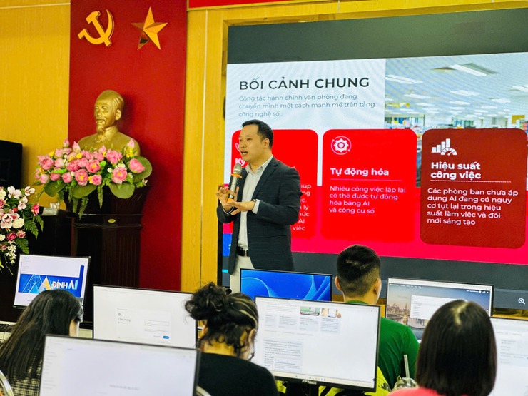 ỨNG DỤNG AI VÀ CÔNG CỤ SỐ, NÂNG CAO HIỆU SUẤT CÔNG VIỆC TẠI PHƯỜNG KIM LIÊN- Ảnh 5.