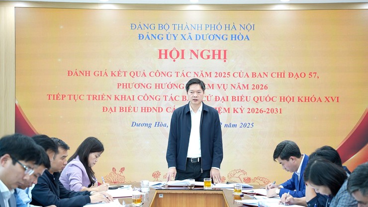 Hội nghị đánh giá kết quả công tác năm 2025 của ban chỉ đạo 57 phương hướng nhiệm vụ năm 2026; Tiếp tục triển khai công tác bầu cử Đại biểu Quốc hội khoá XVI và đại biểu HĐND các cấp nhiệm vụ năm 2026-2031- Ảnh 14.