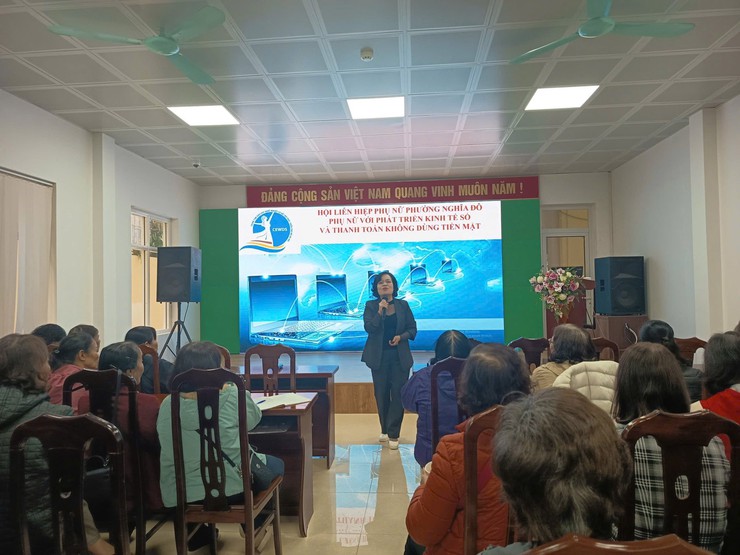 Bồi dưỡng nghiệp vụ công tác Hội cho Hội viên Hội Phụ nữ phường Nghĩa Đô năm 2025- Ảnh 5.