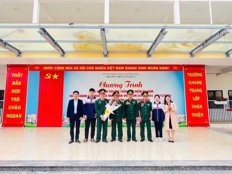 Hội Cựu chiến binh xã Dương Hoà tuyên truyền, giáo dục truyền thống cho thế hệ trẻ - Ảnh 6.